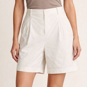 Vince White Cotton Bermuda Shorts Size 4